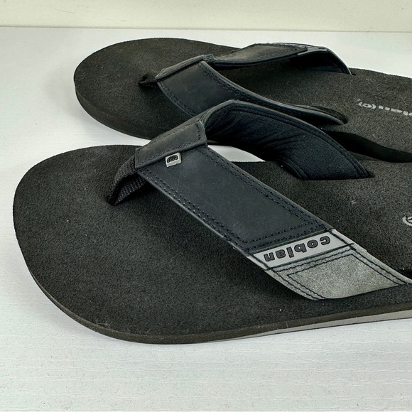 Cobian Men’s Flip Flop Thong Sandals in Black Size 10 NEW - Picture 2 of 7
